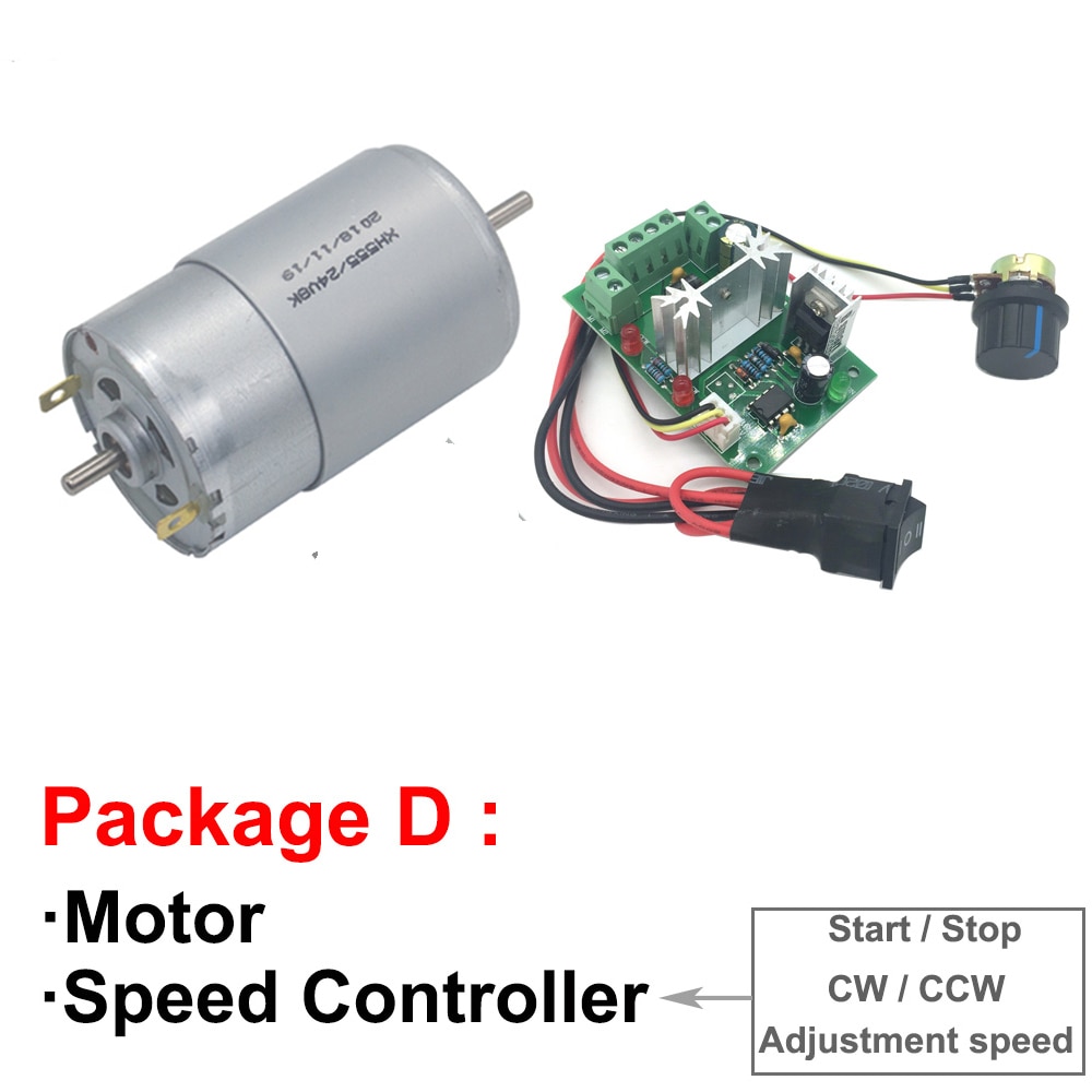 555 Double Output Shaft High Speed 4000/8000rpm Electric 12 V 24 Volt Micro Motors DC 12V 24V Mini Motor