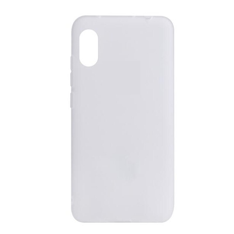 Voor Redmi 7A Case Voor Redmi7A 5.45 Inch Cover Matte Tpu Solid Cover Voor Xiaomi Redmi 7A Silicone Soft Case: white