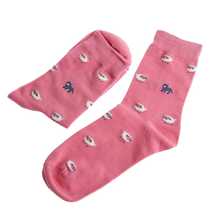 Cartoon Cotton Socks Multi-Color Dress Casual Men's Women's Socks: 3