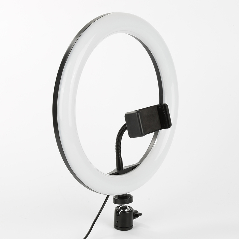8/10/12 pulgadas fotografía LED Selfie anillo luz Cámara teléfono anillo lámpara con soporte Trípodes para Video estudio en vivo