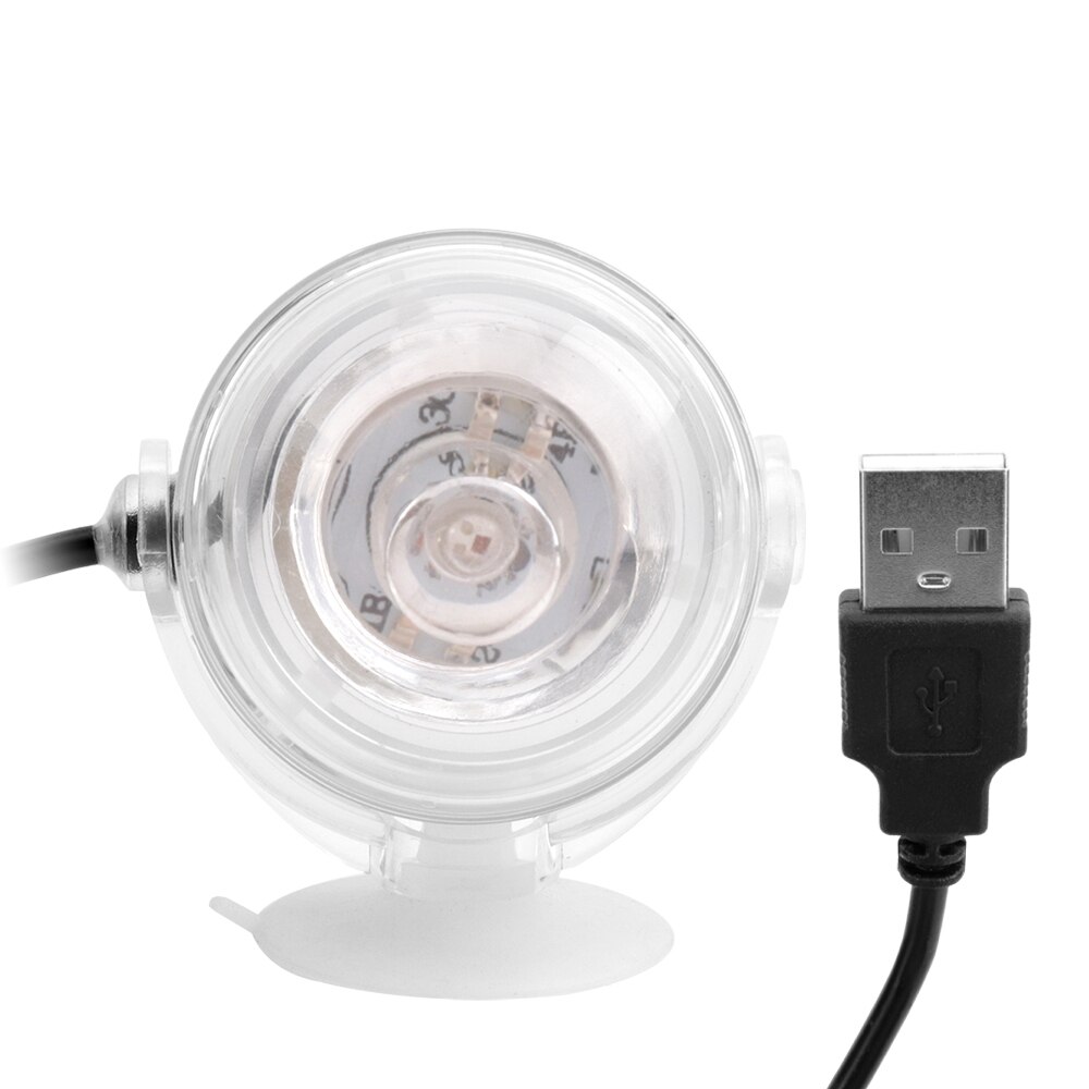 DC 5V Tauch Aquarium Licht USB RGB Mehrfarbige LED IP65 Wasserdichte Unterwasser Aquarium Licht Lampe Riff Licht Scheinwerfer 1W