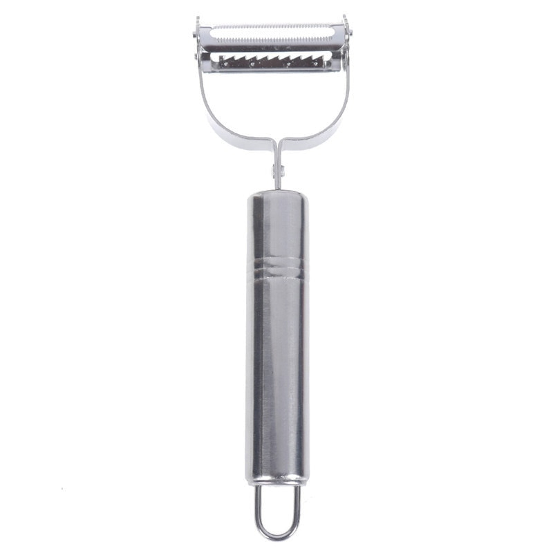 Potatisskalare i rostfritt stål gurka morotsskalare frukt grönsaksverktyg kökstillbehör 2 stilar