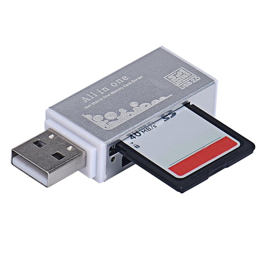 USB 2.0 All In 1 Multi Memory Card Reader kart okuyucu For T-Flash Micro SD Micro SDHC