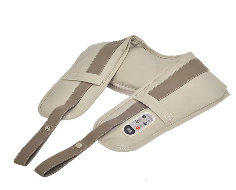 electrical shiatsu massager neck massage device electric back shoulder belt massages roller machine: D