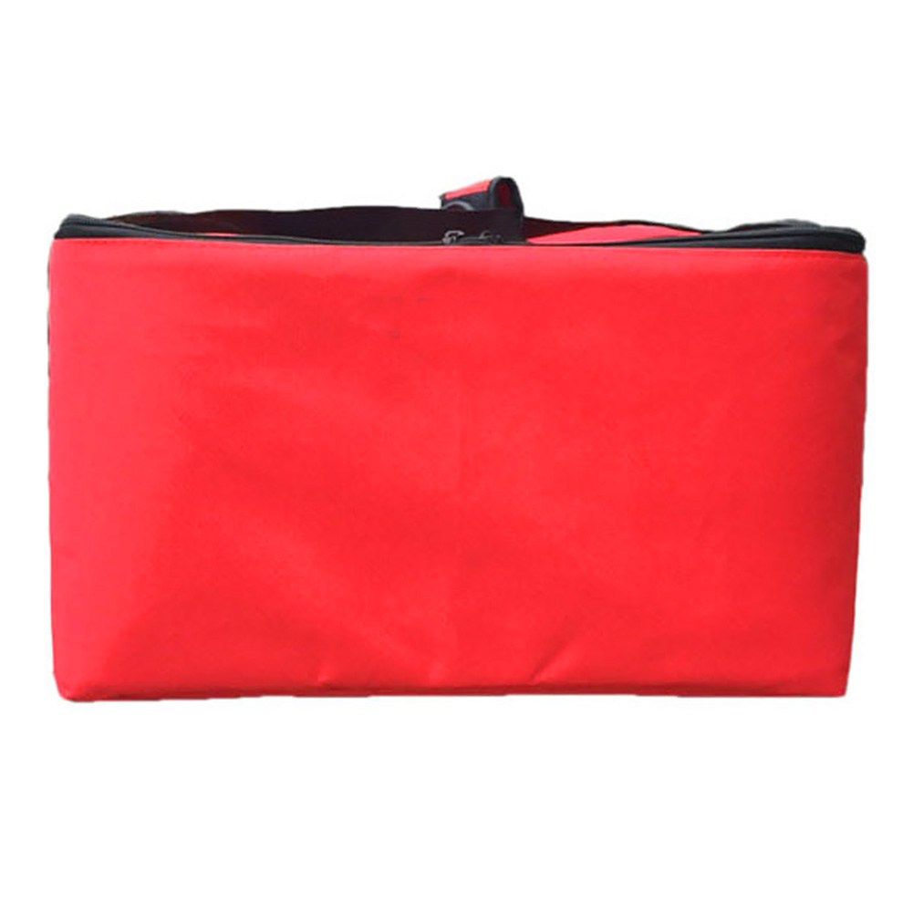 16 Inch Strength Durable Easy Use Portable Fresh Food Thermal Oxford Cloth Pizza Bag Red Box Insulated Container Holder