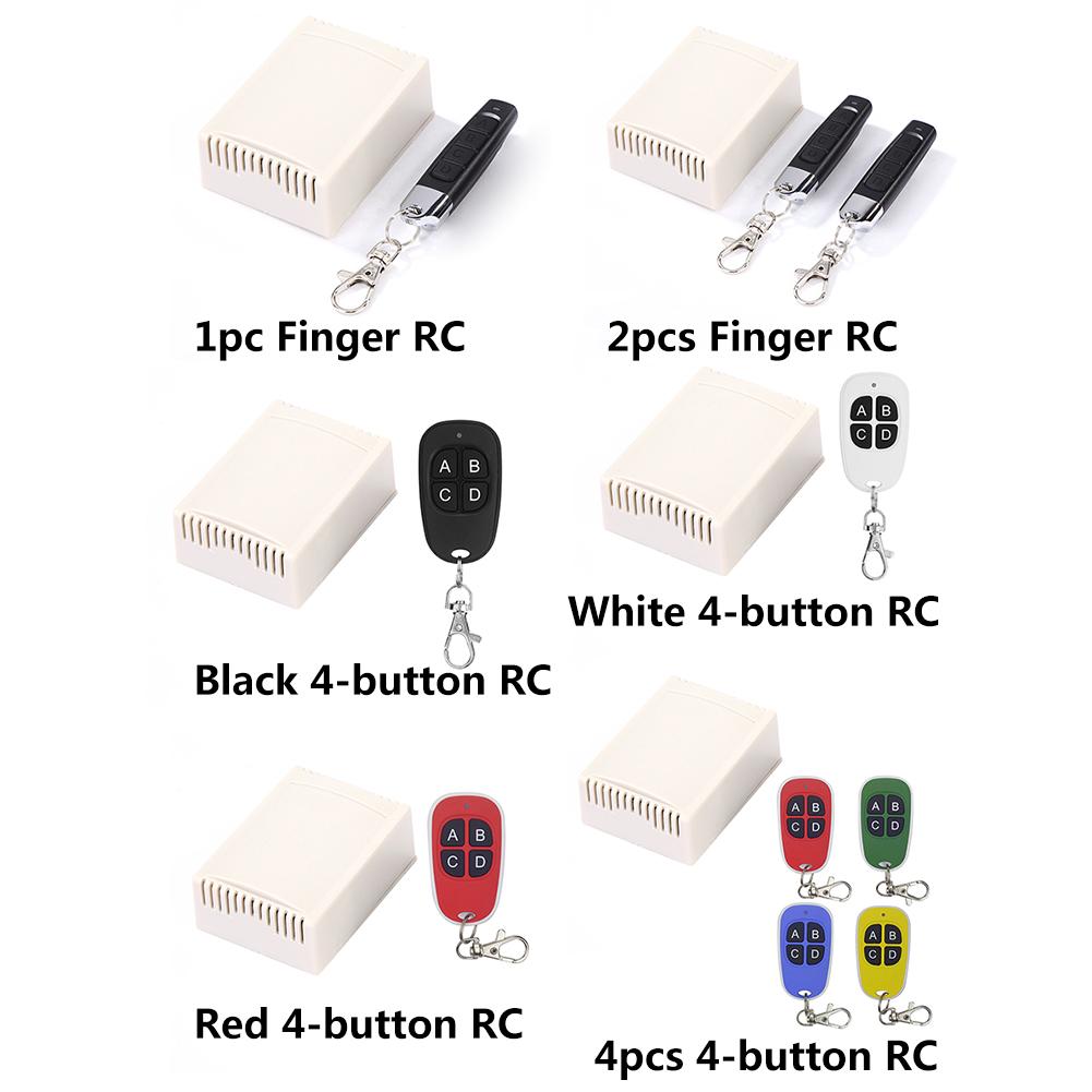 DC24V 4CH Draadloze Afstandsbediening Schakelaar Ontvanger Muur Panel Afstandsbediening Voor Zender Kabel Deur En Raam Controle Systeem