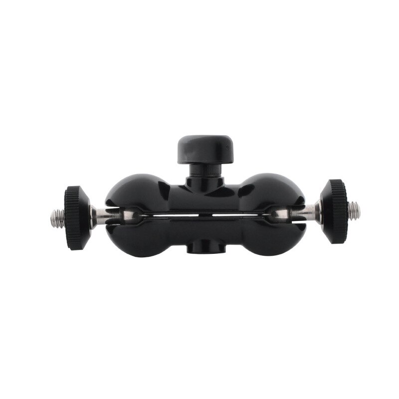 Super 1/4" Threaded Ball Clamp Bracket Double-Ended Bracket Crab Claw Clamp Multi-Function Ball Mounting Bracket Magic Arm