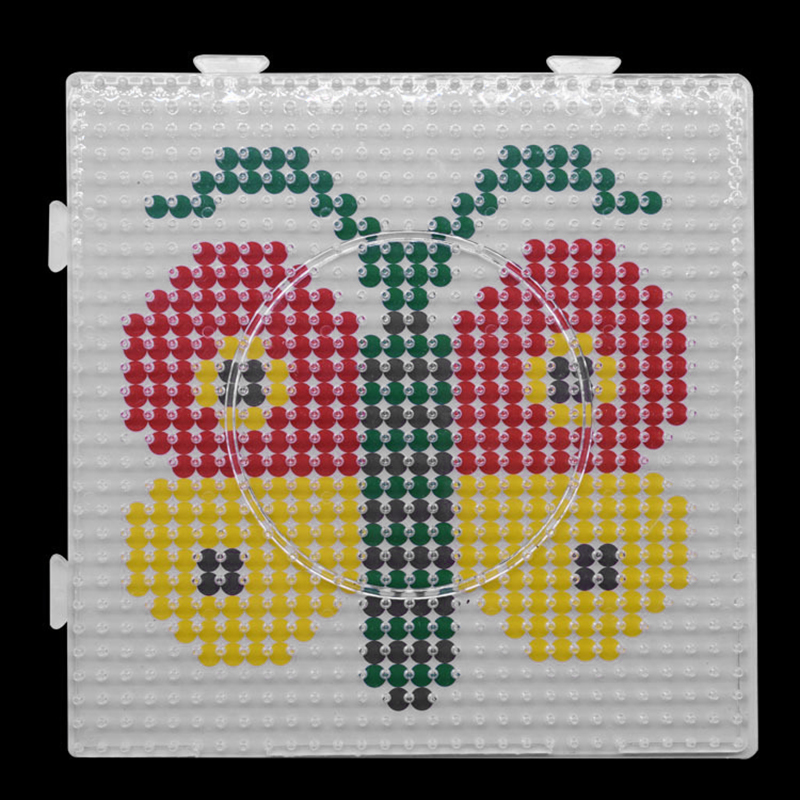Placa de cuentas de planchado, placas enchufables, plantilla transparente