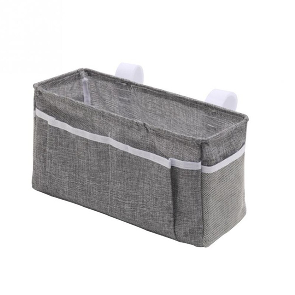 Organizador de ropa de cama con Control remoto, bolsillo para sofá, organizador de libros: Gris oscuro