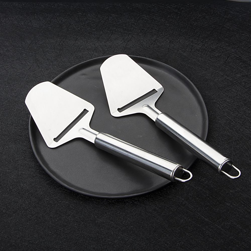 1 Pcs Stainless Steel Multifunction Cheese Slicer Cake Cutter Triangle Pizza Server Kitchen Tool for Pizza Pie Cheese