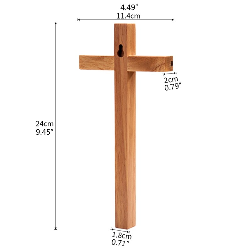 Handgemaakte Houten Kruis Christus Ornamenten Muur Opknoping Tafel Cross Voor Thuis Altaar Kapel Kerk Decor