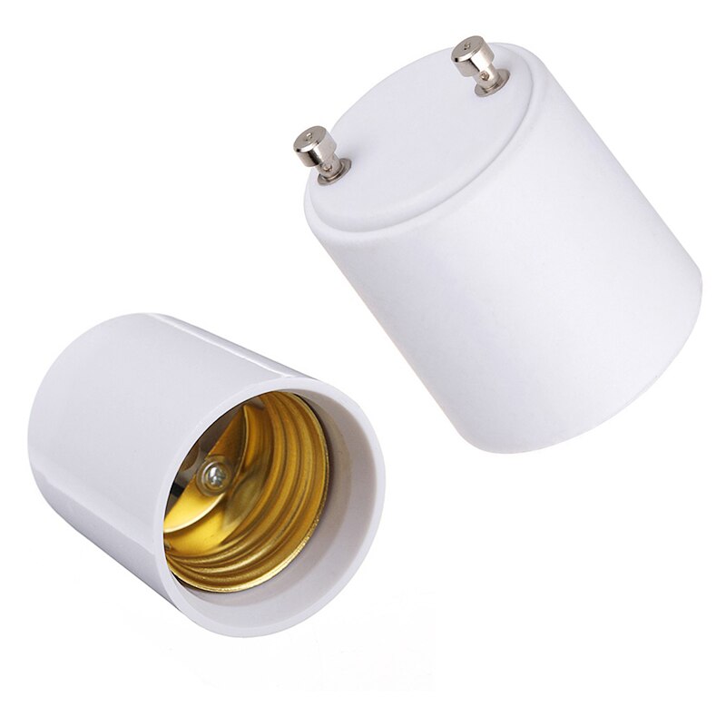 GU24 to E27 Adapter White LED Light Lamp Bulb Adapter Socket GU24 (standard base) Light Lamp Holder Adapte Bulb Lamp Holder