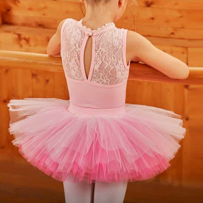 Professionele Kinderen Ballet Tutu Rose Roze Wit Paars Violet Elastische Taille Vier-Layer Mesh Tule Zwanenmeer Dans Bal rok