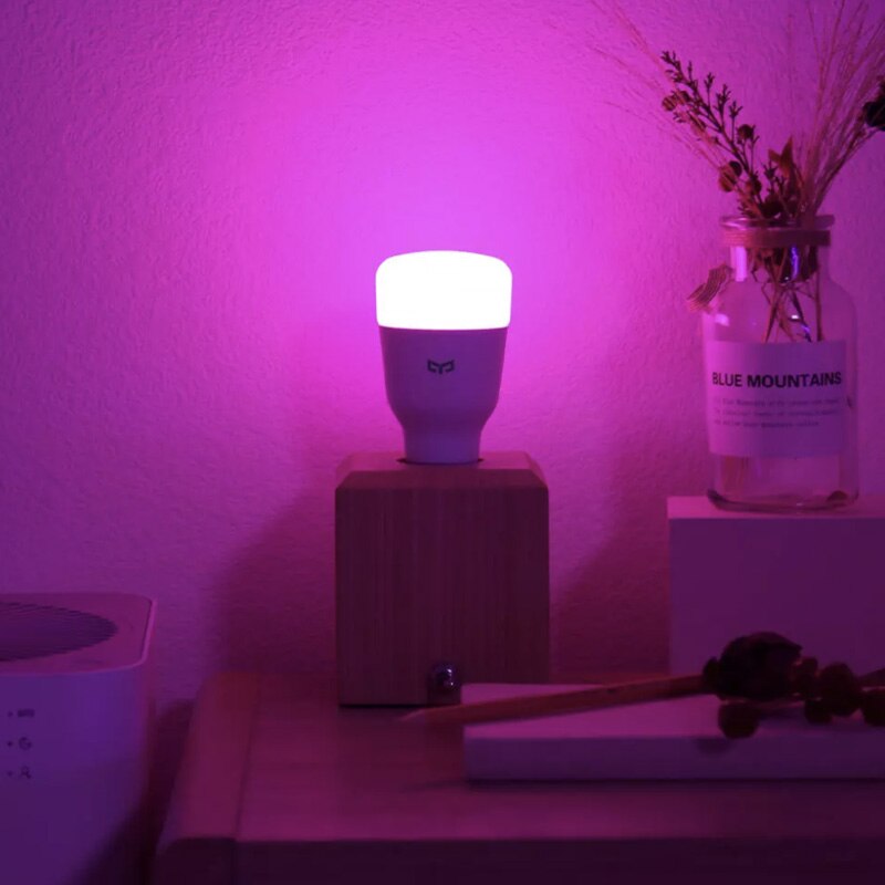 Versión de Actualización) bombilla LED inteligente yeelight lemon 1S colorida 800 lúmenes 10W bombilla inteligente de limón funciona con Apple homekit