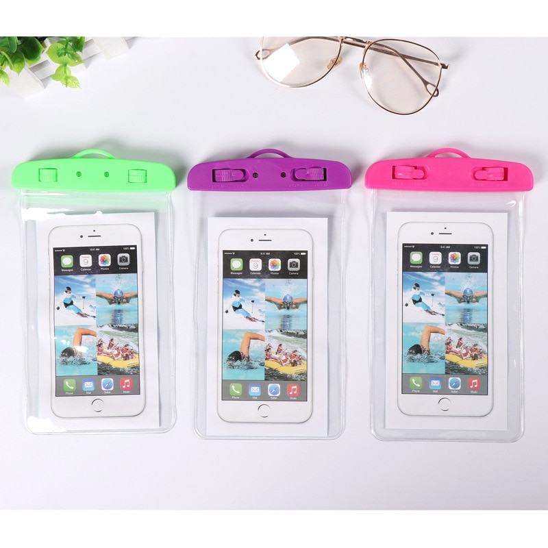 Waterproof Mobile Phone Case For iPhone X Xs Max Xr 8 7 Samsung S9 Clear PVC Sealed Underwater Cell Smart Phone Dry Pouch Cover