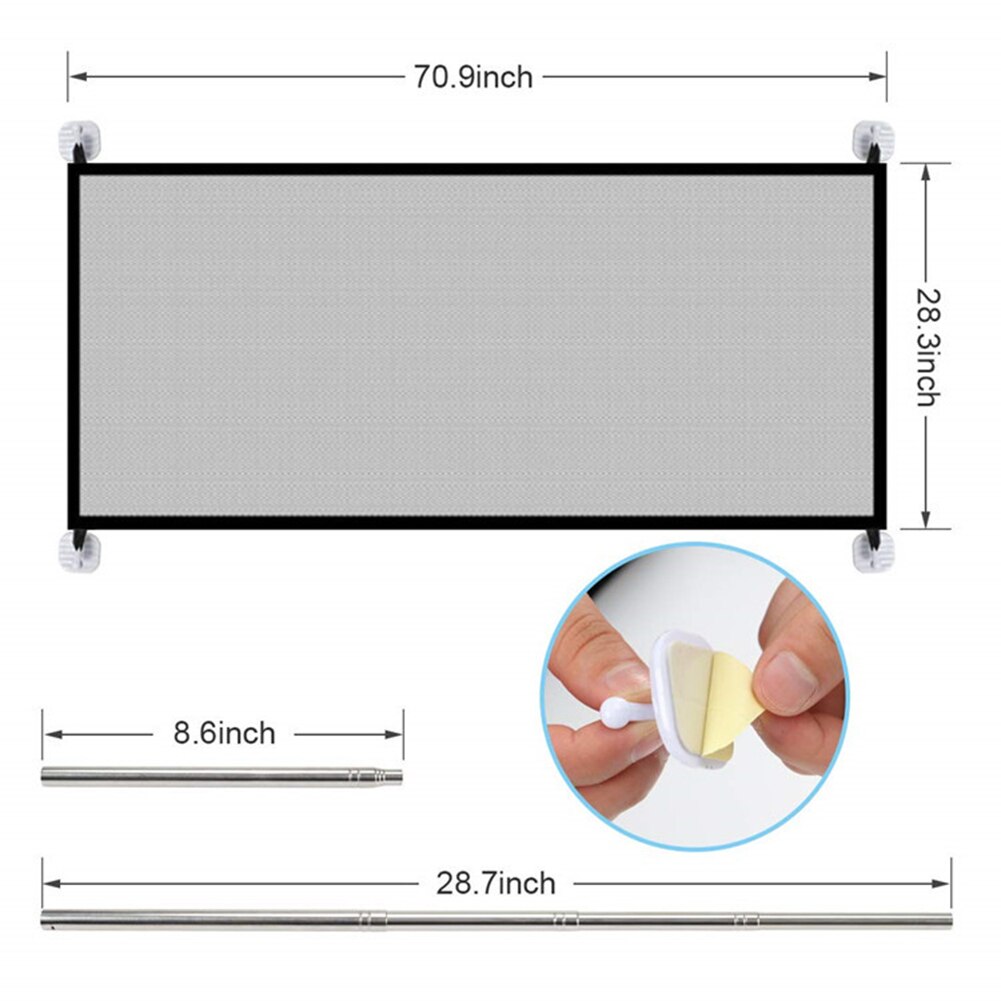 Folding Baby Barrier Safety Fence Portable Baby Gate Safe Guard Children Isolation Net Kid Safe Guard Protect for Pets