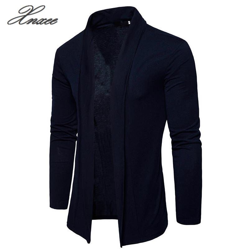 Cardigans en tricot avec boutons pour homme, manteau de noël Slim, à revers, à la ,