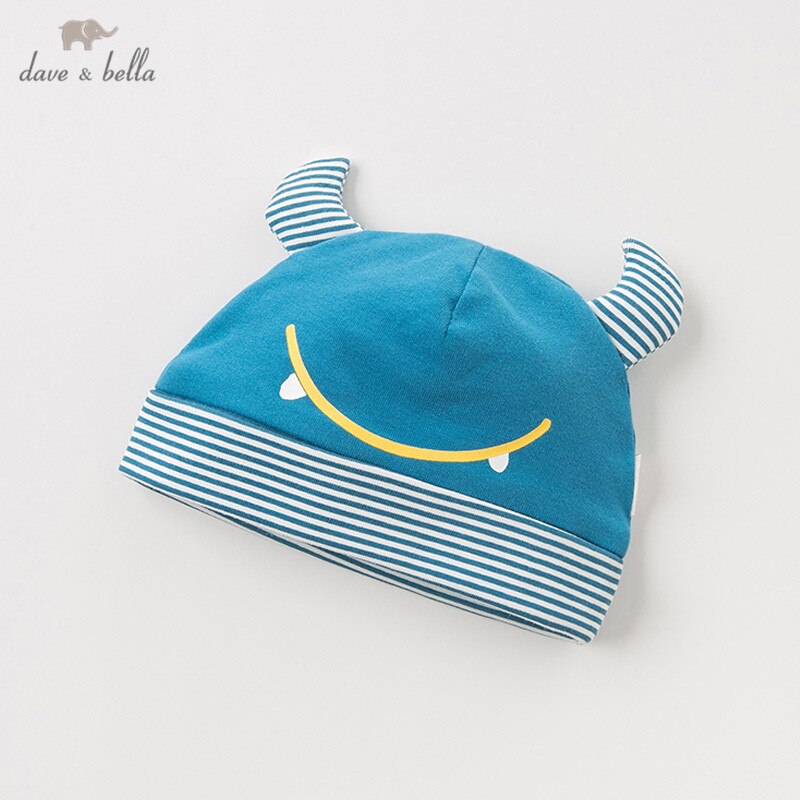 DBH11363 dave bella del bambino di inverno del ragazzo nuovi nati cotone carino cappello della protezione dei bambini boutique