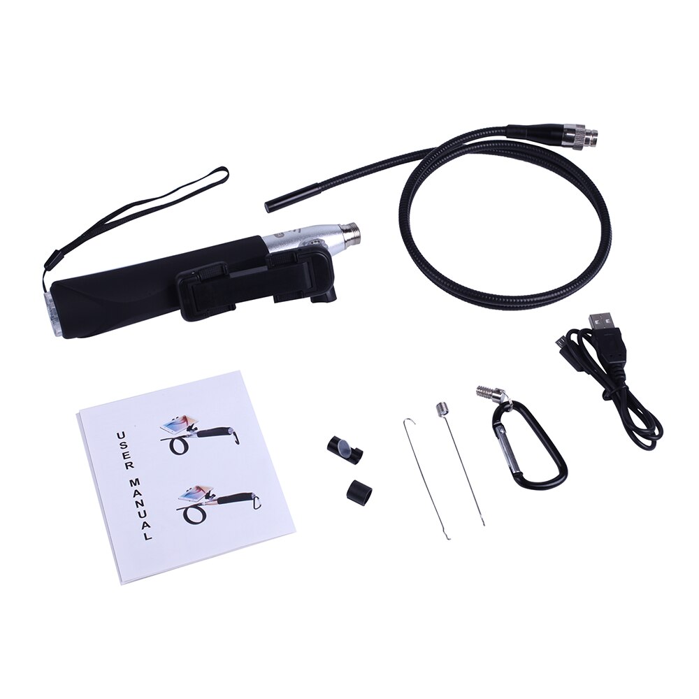 Endoscoop Camera Iphone Met Handvat Wifi Professionele Lens Inspectie Camera Handheld IP67 Riool Snake Tube Camera Ios 1M Snake
