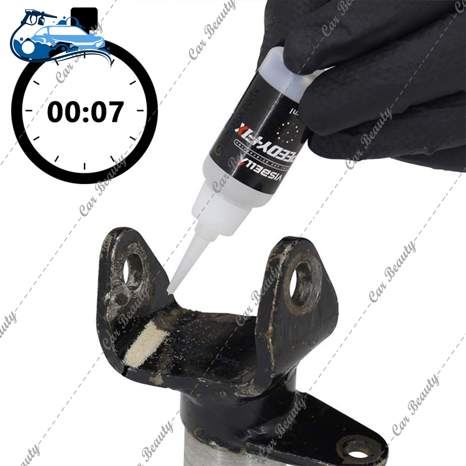 Colla fissa veloce con riempitivo Riempimento Adesivo rinforzante Polvere per saldatura Riparazione incollaggio per ceramica Vetro Metallo Plastica dura Legno