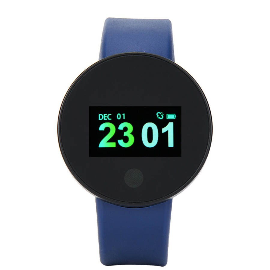 Smart Armband TLWD3Plus Screen Smartwatch Polsband Armband Fitness Rate Trackers Sleep Monitor Sport Smartwatch: Blauw