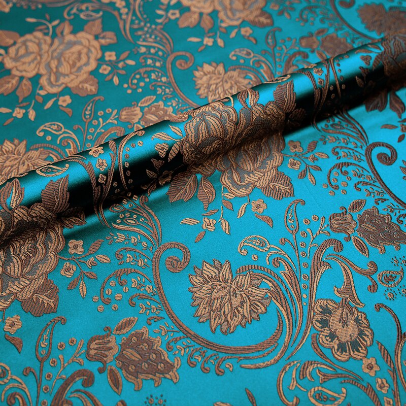 peony brocade fabric 50cm*75cm satin cloth custume imitation silk material: 2