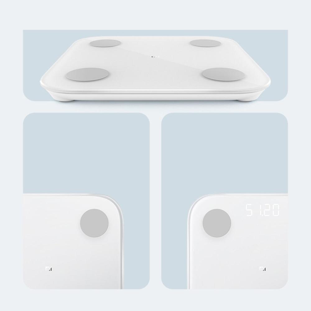 Xiaomi Smart poids corps graisse échelle maison 2 génération santé poids échelle Bluetooth 5.0 numérique Balance Test travail avec APP