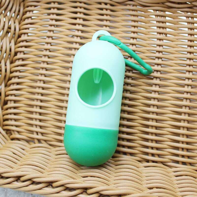 1 stk bærbar avtakbar boks poser etui babybleier bleiepose tilfeldig farge søppelpose for babypleie søppelbøtte søppel
