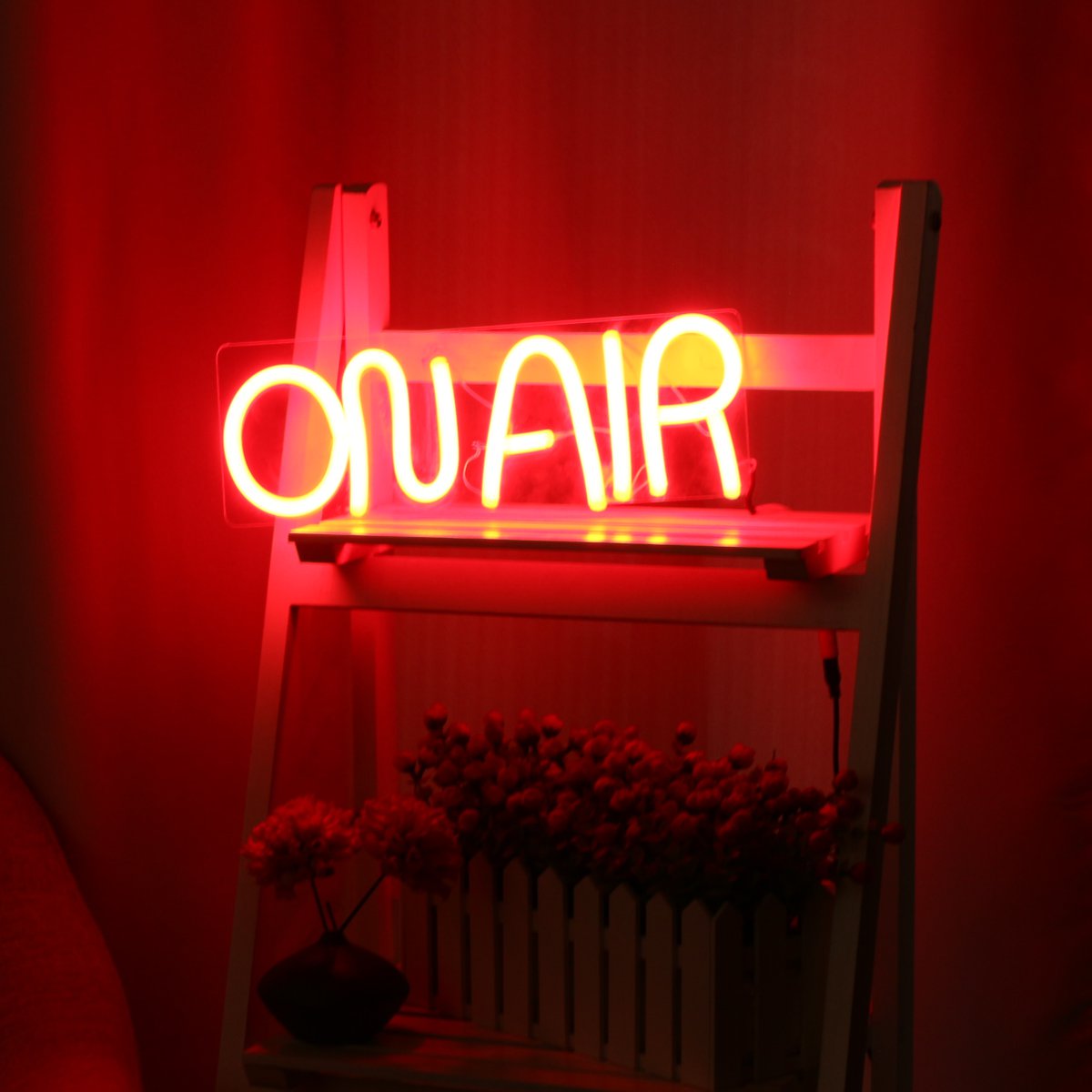på luft ledet neon skilt lys bar pub klubb vegg innredning ledet rør visuell kunstverk parti dekorasjon neon lampe hjem innredning natt lys