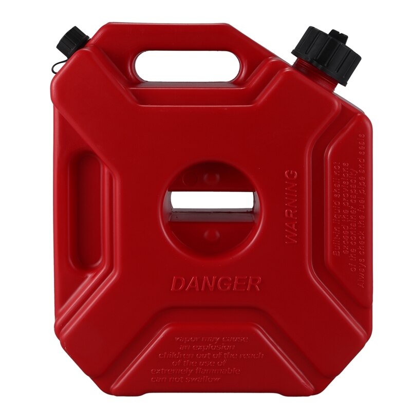 Tanques de combustible bloqueables de 5L, latas de gasolina de plástico para montaje de coche, latas de Gas Jerrycan para motocicleta, contenedor de aceite de gasolina, contenedor de combustible