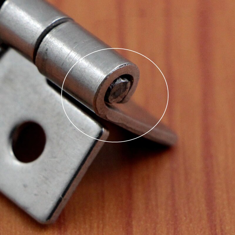 Mini charnière à ressort pliante en acier inoxydable 304, 1 pièce, Micro charnières automatiques, porte d&#39;armoire, accessoires de quincaillerie de meubles