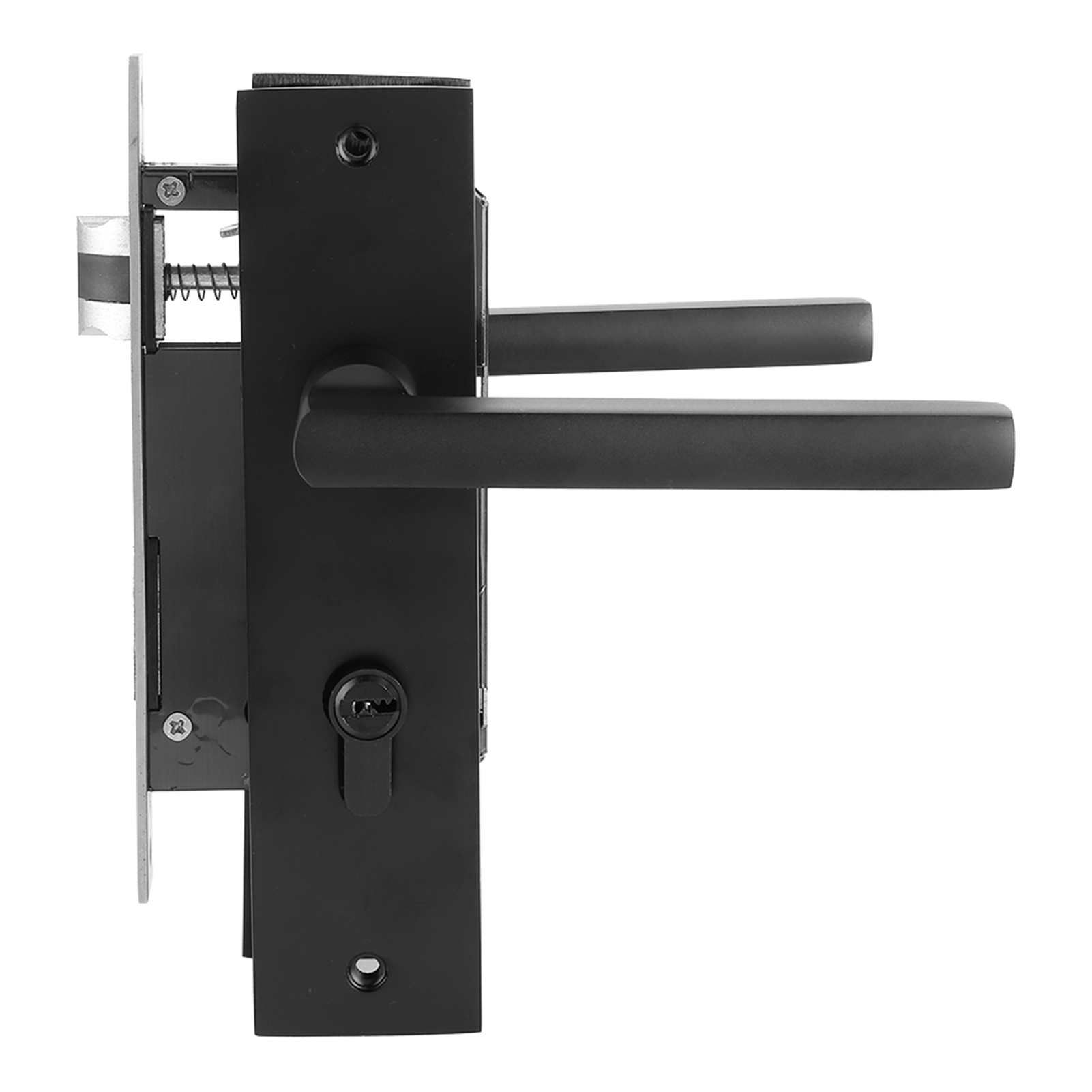 Slaapkamer Deurslot Home Security Slaapkamer Handvat Slot Met Sleutels Schroef Voor Diverse Houten Deuren Met 3.5-4.5Cm Deurkozijnen