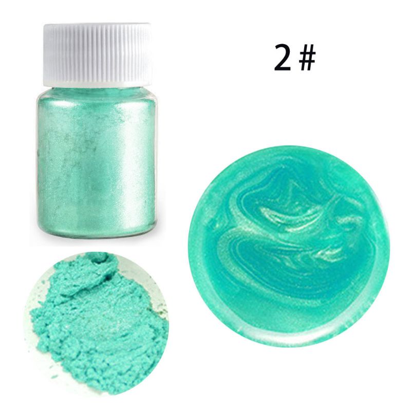 4 Pcs/set Mixed Color Resin Jewelry DIY Making Craft Glowing Powder Luminous Pigment Set Crystal Epoxy Material: 2