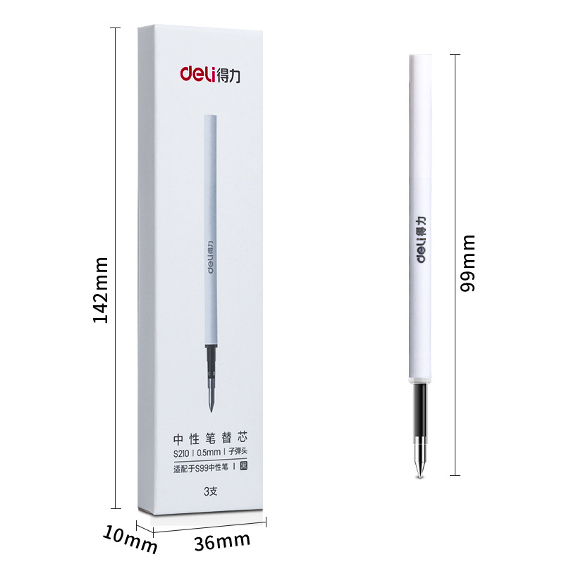 NUSIGN Gel Pen 0.5MM Refill for Xiaomi Sign Pens Colorful Neutral Pens Rotary Switch Smooth Writing Pen For Office Home School