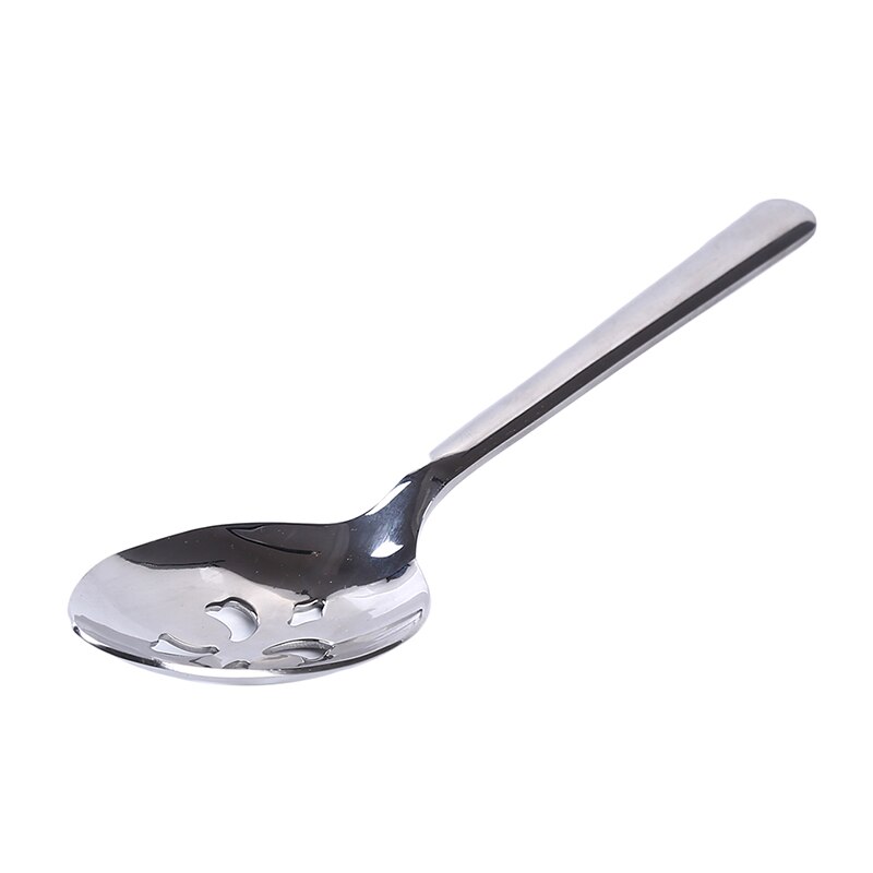 1PC Serving Spoon Set Slotted Skimmer Conlander Stainless Steel Durable Extra Fine Buffet Party Dinner Tableware