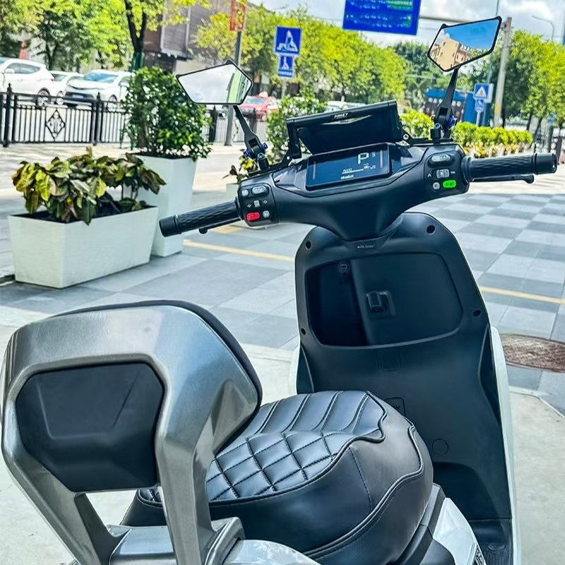 Espelho retrovisor universal para motocicleta, visão de campo grande, espelho convexo para scooter, ciclomotor, espelho retrovisor hiper nu, espelho lateral