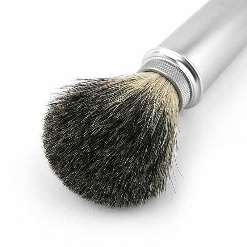 Shave Brush Pure Nylon with Resin Handle and Metal Brush Supplies Vintage Hand-Crafted Shaving Brush