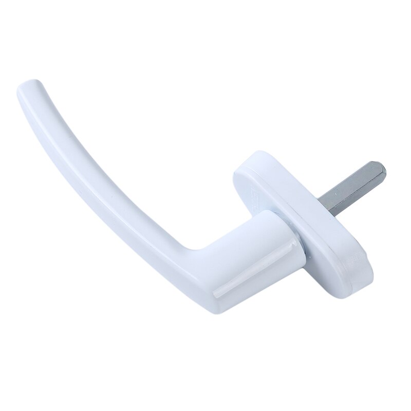 Manija de ventana de aleación de aluminio blanco, manija de ventana con cerraduras, manija de puerta Universal, bloqueo de llave para puerta de doble acristalamiento, torneado
