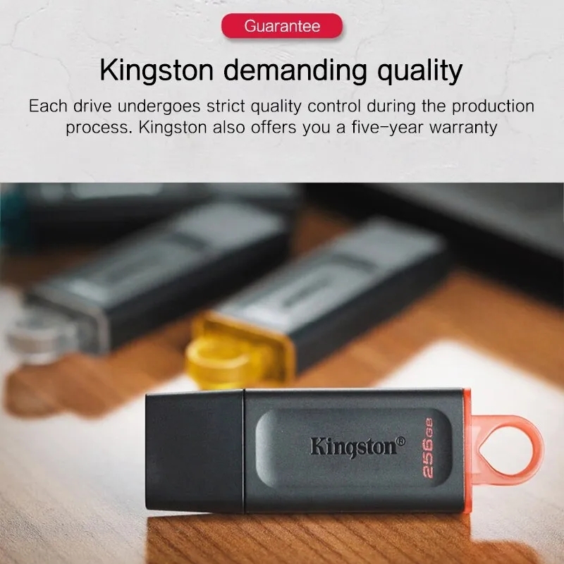 Kingston Pen Drive USB Flash Drives DTX Pendrive 64GB 128GB 256GB High Speed USB3.2 Flash Disk Mini Key Memory Stick 3.0