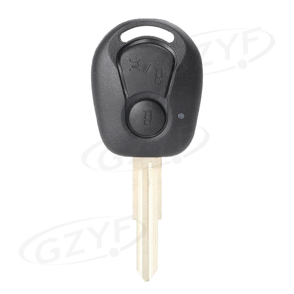 2 knappar ersättande yttre skal nyckelfodral  pg190 fjärrnyckel skal för ssangyong actyon / kyron / rexton
