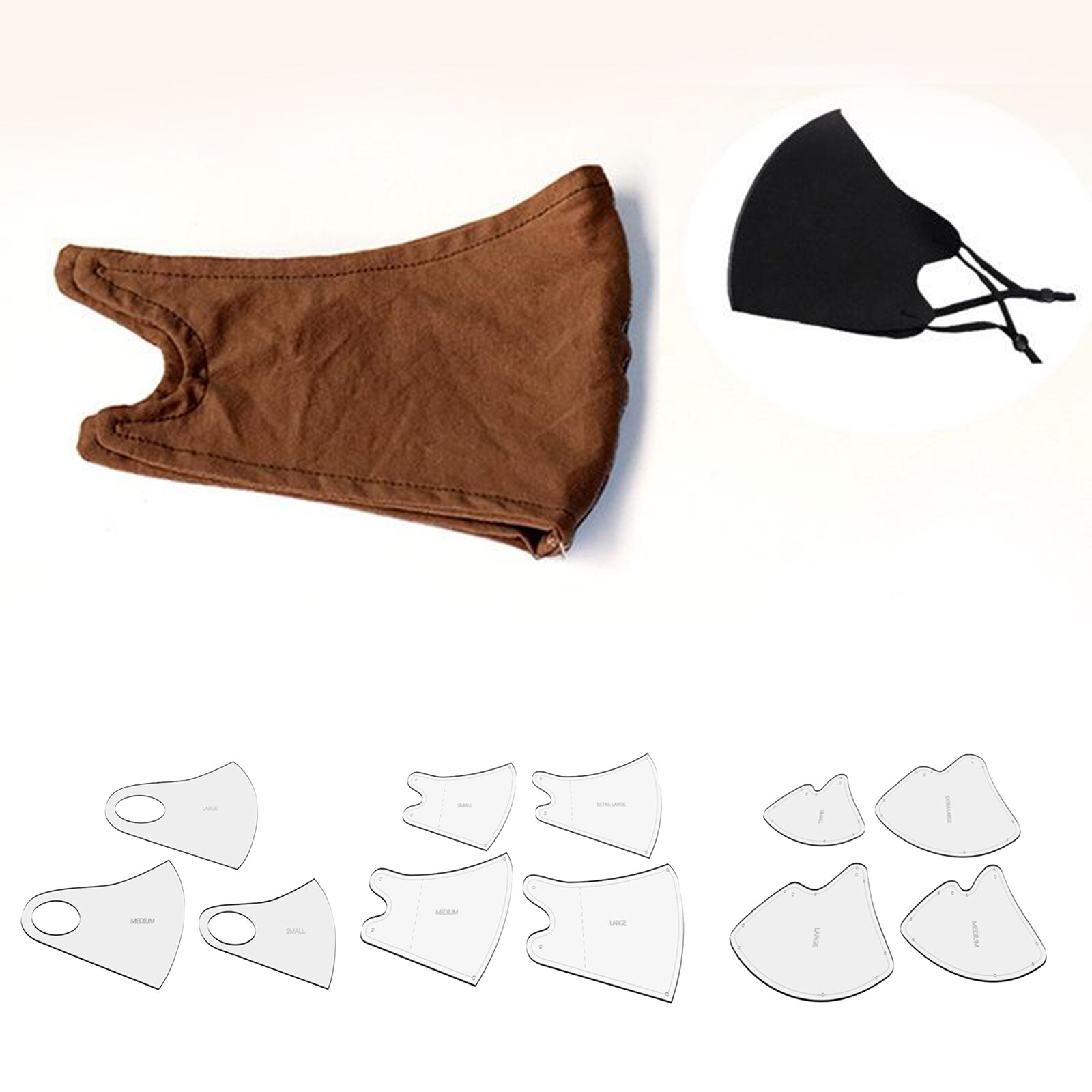 Plantilla de costura transparente, plantilla de patrón de costura, Kit de patrones de costura DIY