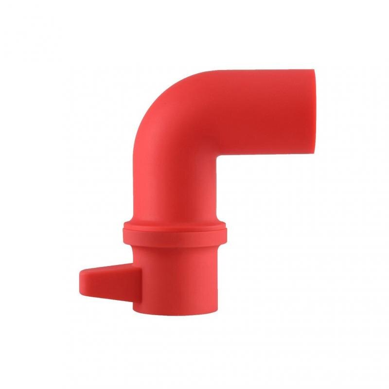 High Temperature Resistant Silicone Pressure Cooker Steam Splitter Air Duct Steam Release Diverter Air Duct Kitchen Accessories: 2 red