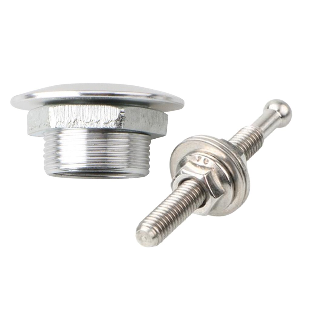 Car Bonnet Pin Hood Pins Lock Diameter 1.18 inch Installation Highly Recommended: Silver