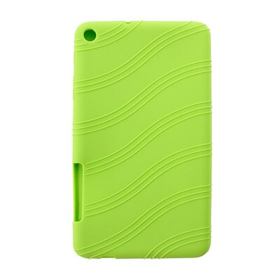 Soft Silicon Shell Back Cover For Huawei MediaPad T1 701u 7 inch Tablet Case For Huawei T1 7.0 T1-701u Protection Cases +pen: Green