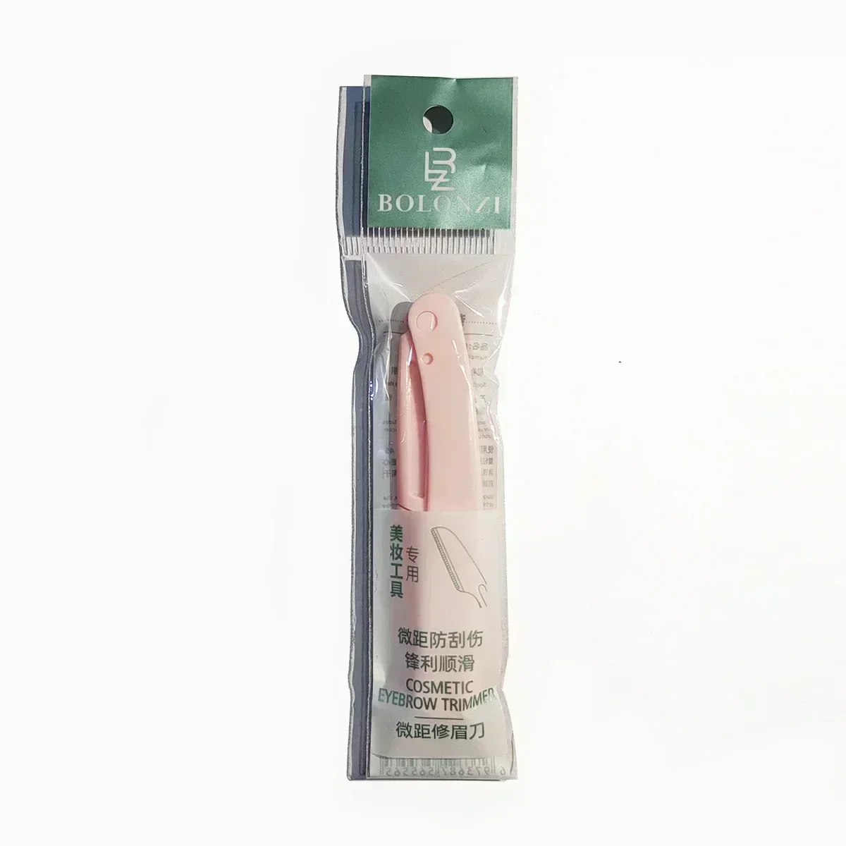 Depiladora Facial recortadora de cejas para mujer, navaja de bolsillo, depiladora de cejas, afeitadora con forma de cejas, 1/3 Uds.: Cobre