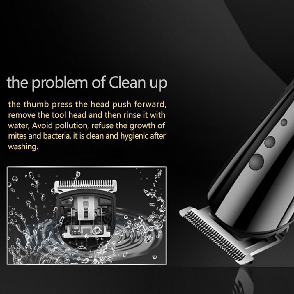 3 In 1 Hair Trimmer Abs + Carbon Steel Rechargeable Hair Clipper Electric Shaver Beard Nose Trimmer Styling Tools 1 Set