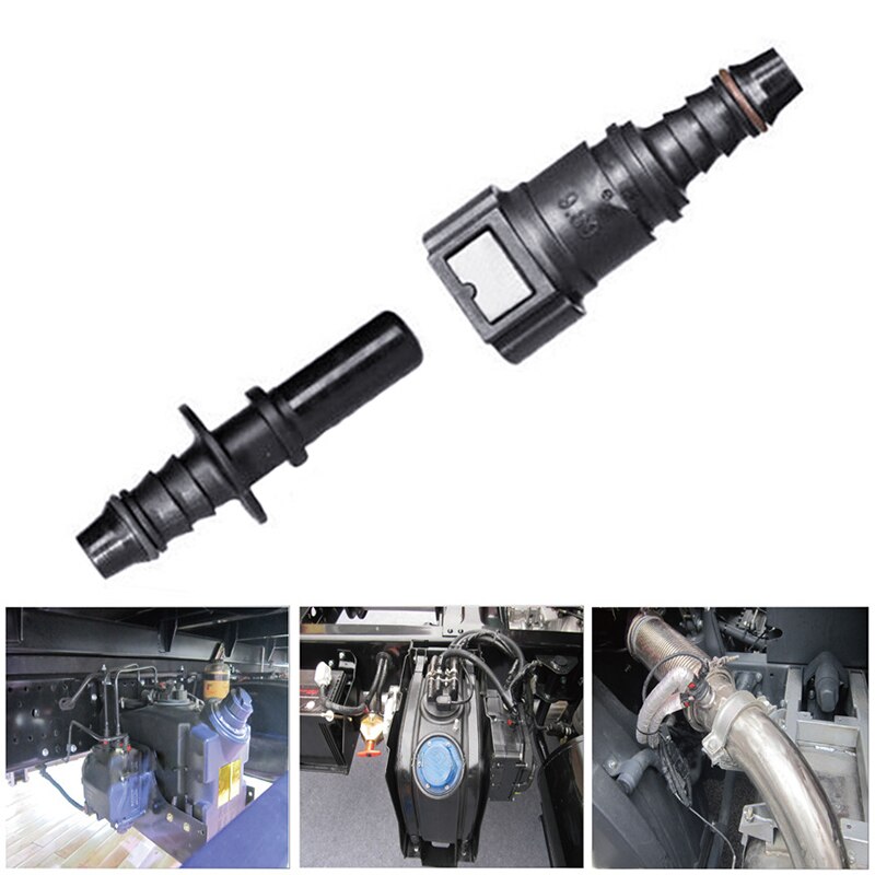 Car Auto Fuel Line Hose Quick Release Connector Automotive Disconnect Connectors VS998: Black