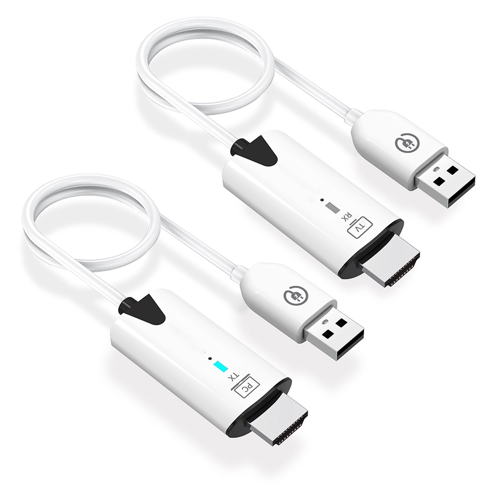 30 m draadloze transmissie videozender en ontvanger HDMI-compatibele extender displayadapterkabel schermspiegel voor camera