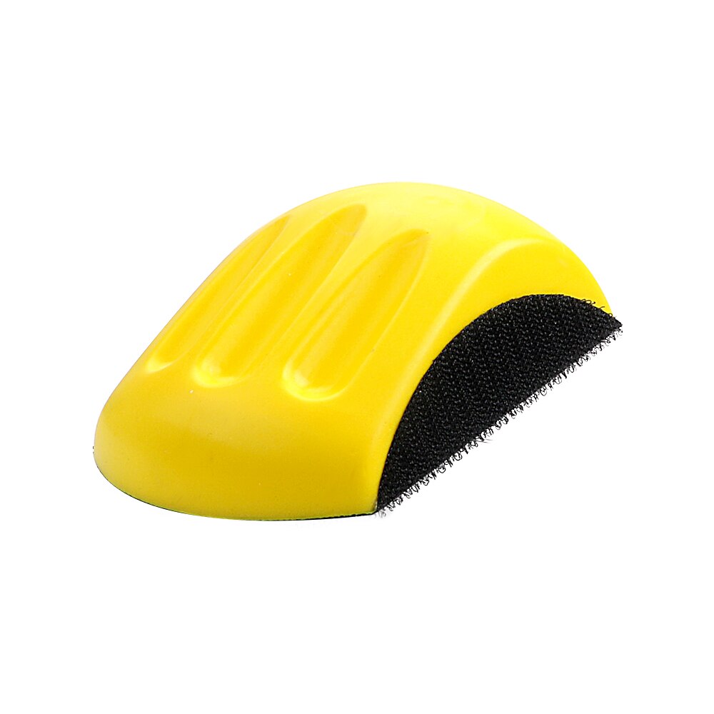 Muis Vormige Backing Pad Hand Slijpen Blok Automotive Refinish Polish Plaat Auto Polijstmachine Auto Care Voor Schuurschijf