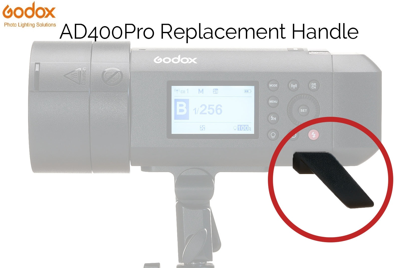 Godox Original Handle for AD400PRO AD 400 Pro XPLOR 400Pro Accessory Spare or Replacement Handle